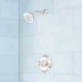 Brushed Nickel Pressure Balance Shower System J1089