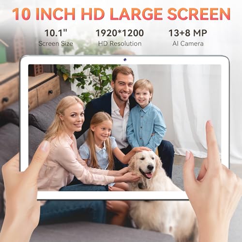 Android 14 Tablet, Octa-Core 5G WiFi, 128GB ROM 14GB RAM, 1TB Expand, 13MP+8MP Dual Camera G7997