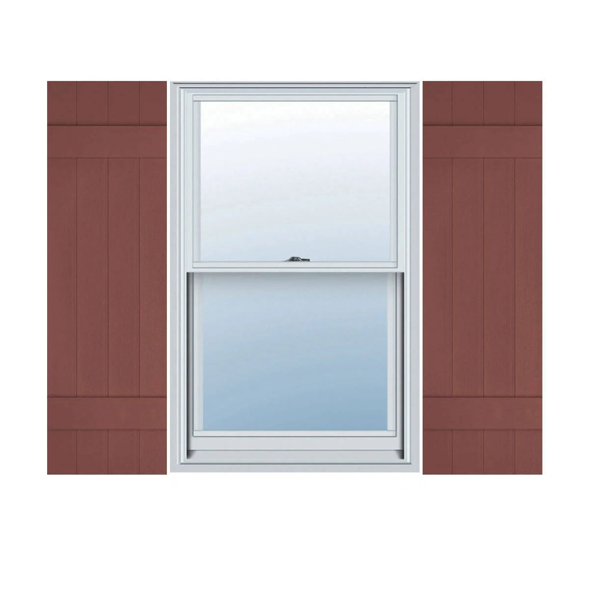 Lifetime Vinyl Board-n-Batten Shutters, Per Pair, 14 M357489