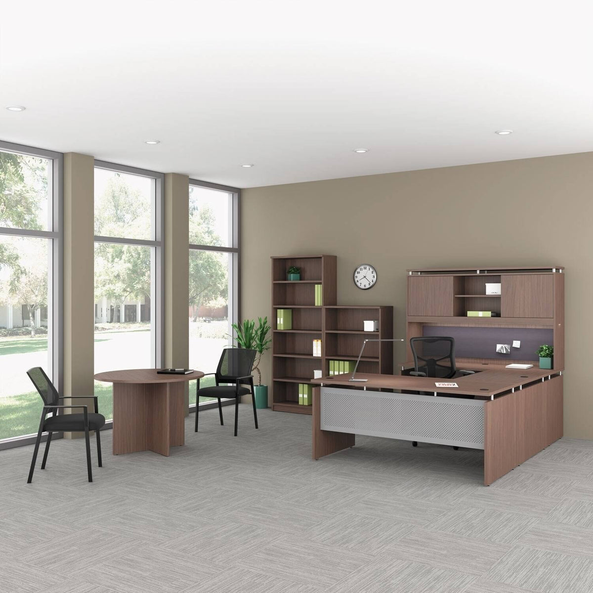 Four-Shelf Bookcase Espresso Z402