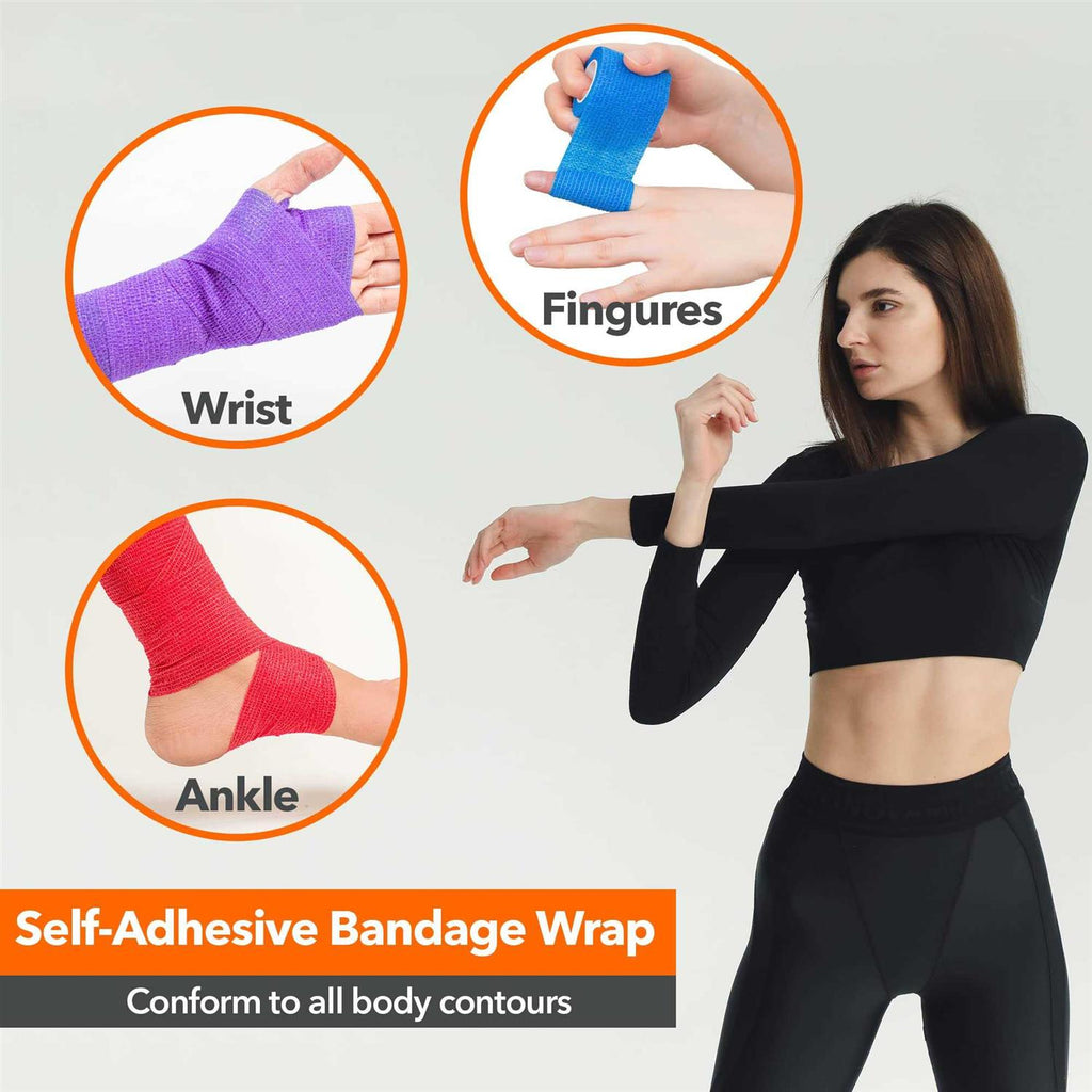 Self Adhesive Non-Woven Bandage Wrap 2 inch x 5 Yards H52439