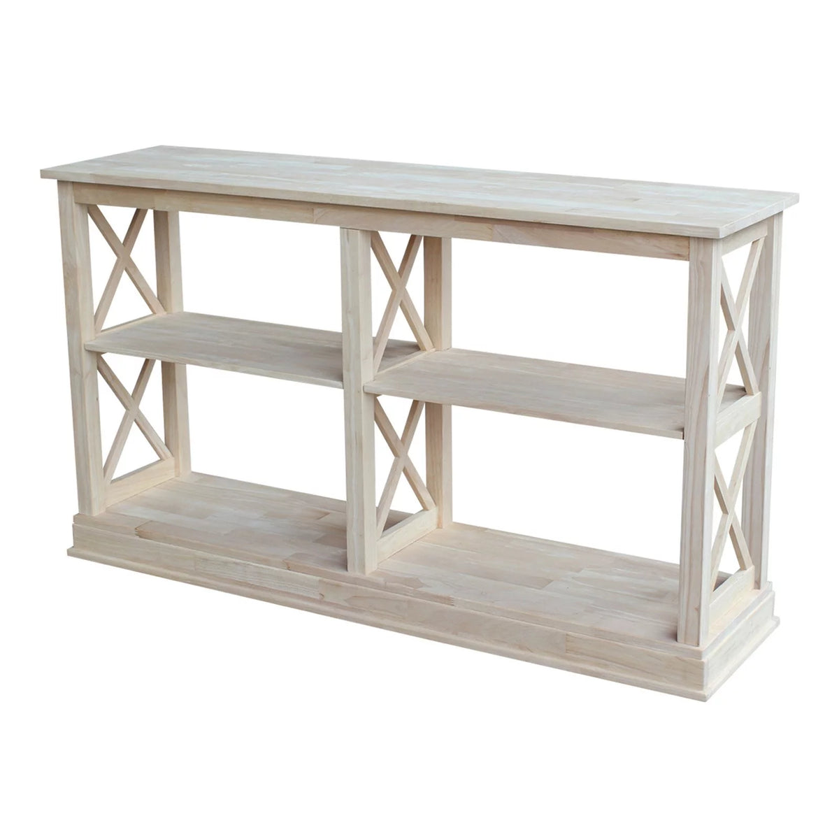 Sofa Server Table with Shelves S332