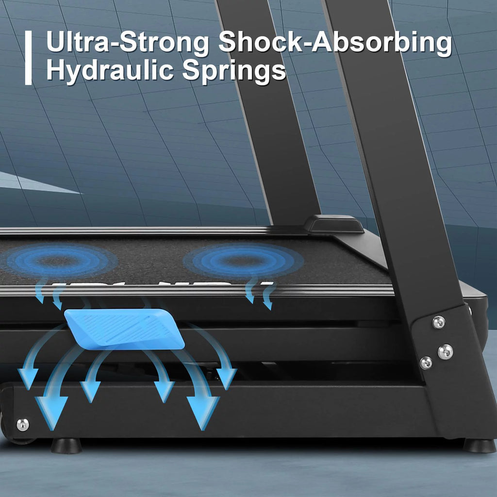 18 INCH Wide 3.25 HP Electric Folding Treadmill with Incline R434
