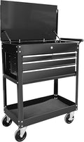 Black Rolling Tool Cart with Drawer K50731