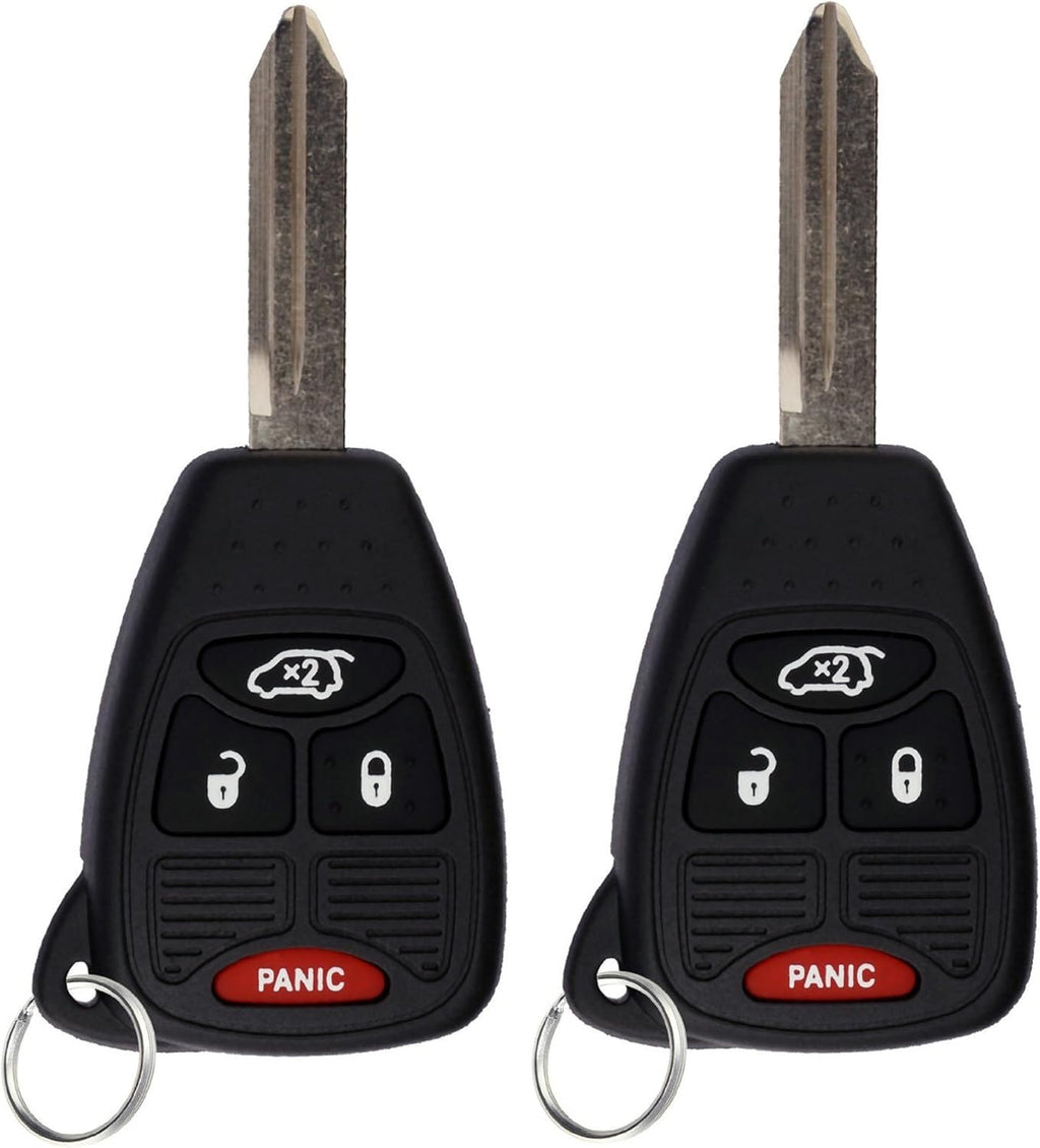 Keyless Entry Remote Control Car Key Fob Blue Pack of 2 H933