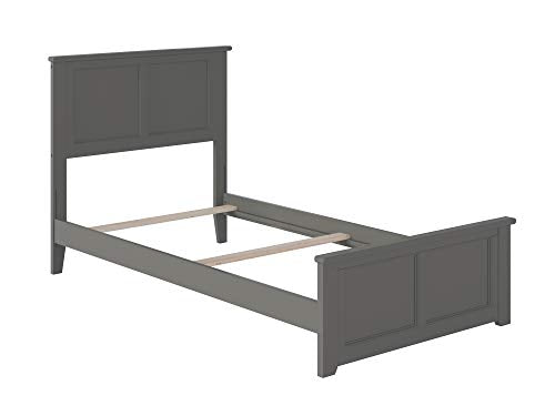 White Twin Extra Long Bed with Footboard G27991