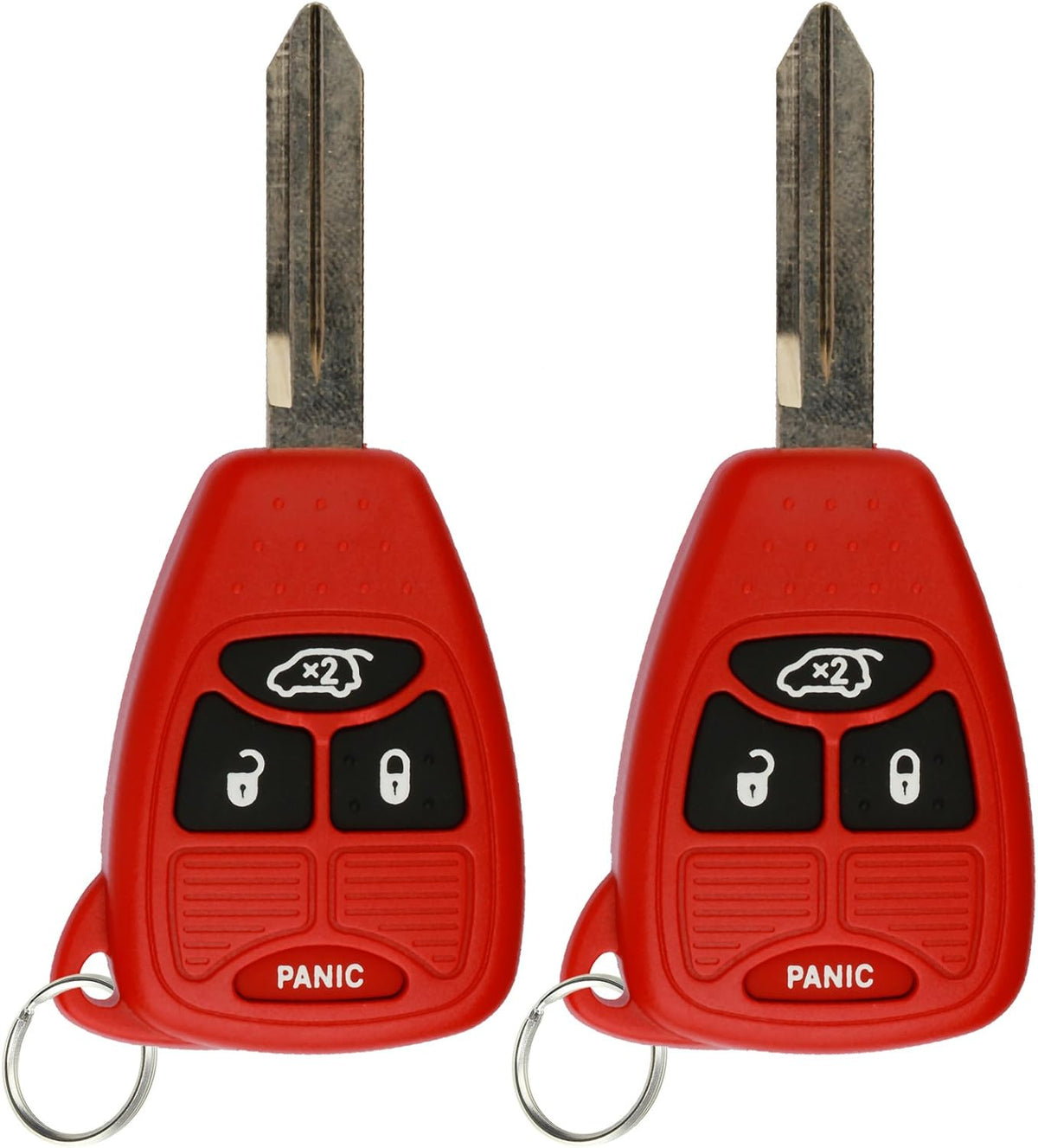 Keyless Entry Remote Control Car Key Fob Blue Pack of 2 H933