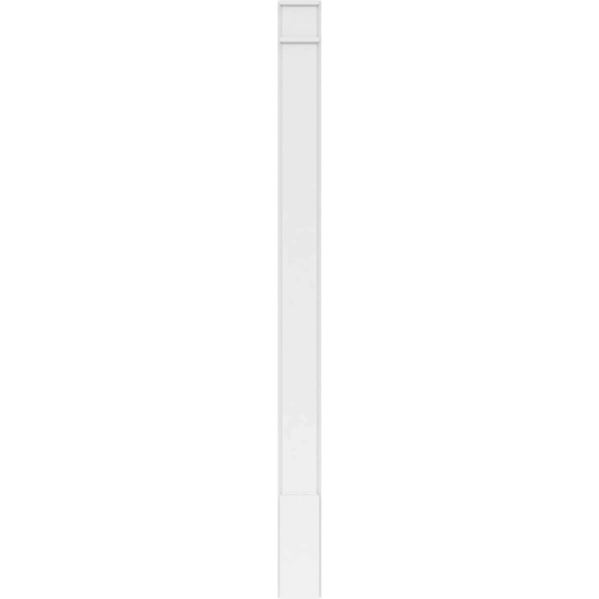 Plain PVC Pilaster with Standard Capital & Base (Pair) H2202