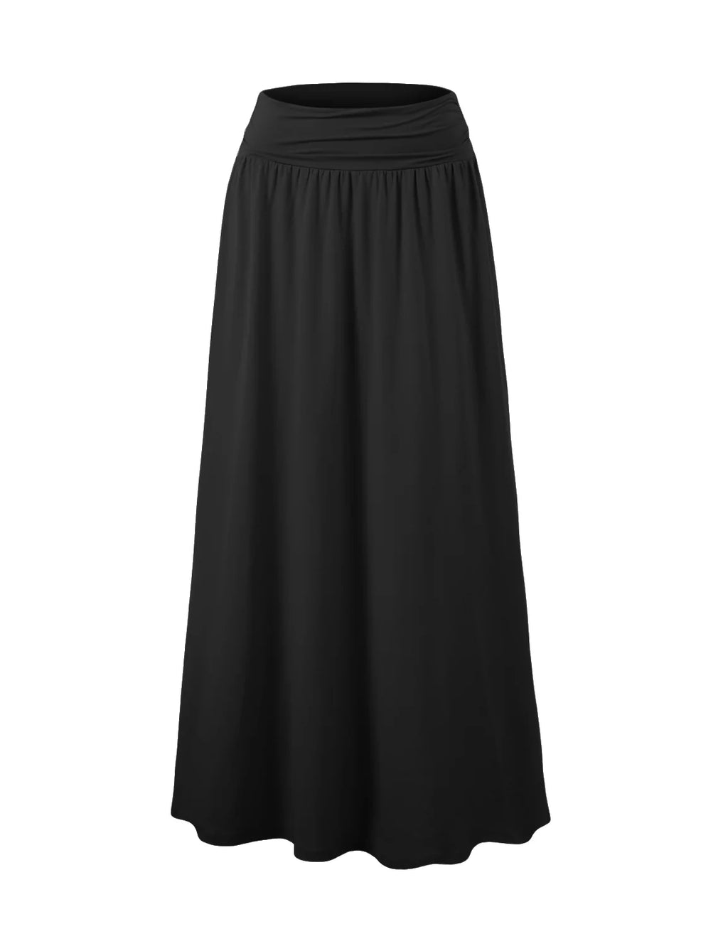Women's Flowy Flared Comfy Maxi Skirt C98902