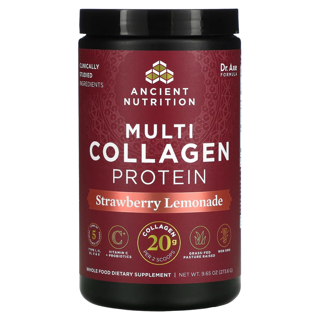 Multi Collagen Protein, Strawberry Lemonade, 9.65 oz H48953
