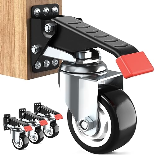 4 Pack Heavy Duty Retractable Caster Kit S156126