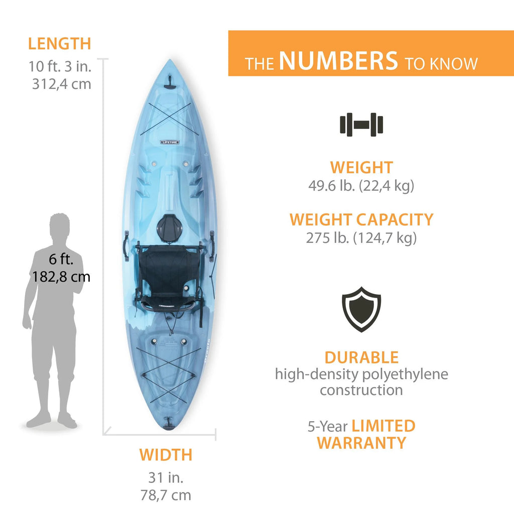 Dragonfly Blue Sit-on-Top Kayak S335607