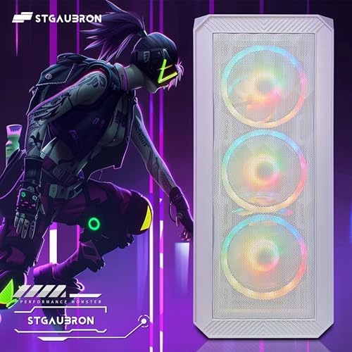 Gaming PC Desktop, GeForce RTX 2060 Super 8G, Intel Core I7 8th up to 4.1GHz, 16G DDR4, 1T SSD, WiFi 6, RGB Fan x6, Windows 11 Home O68831