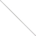 10 Karat White Gold Box Chain C5457