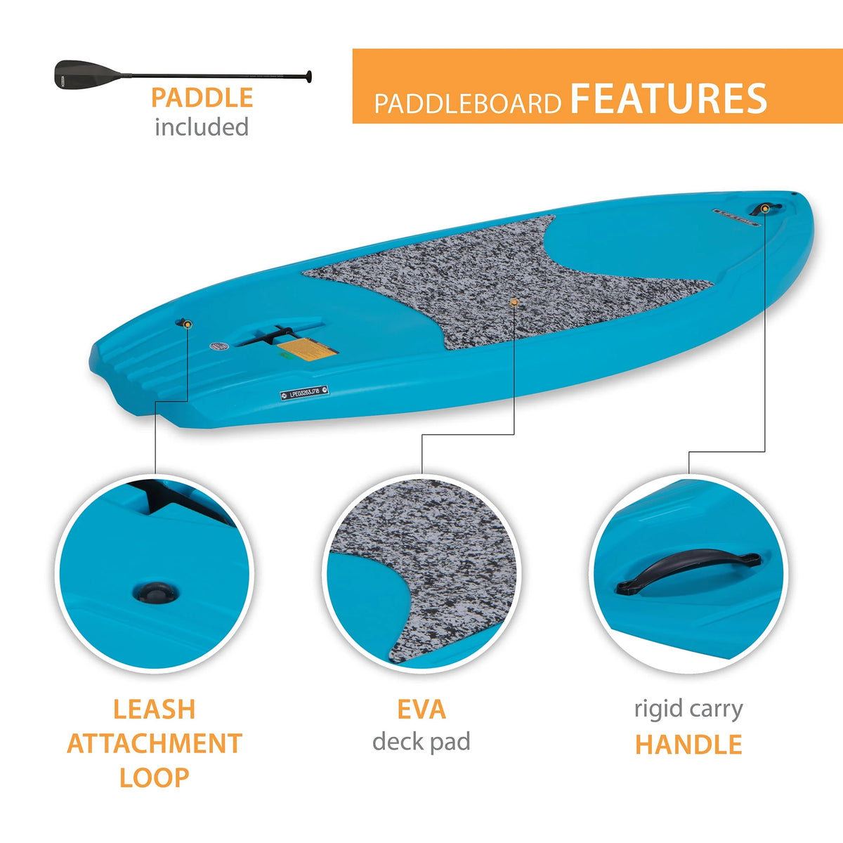 8 ft Youth Stand-up Paddleboard A4278