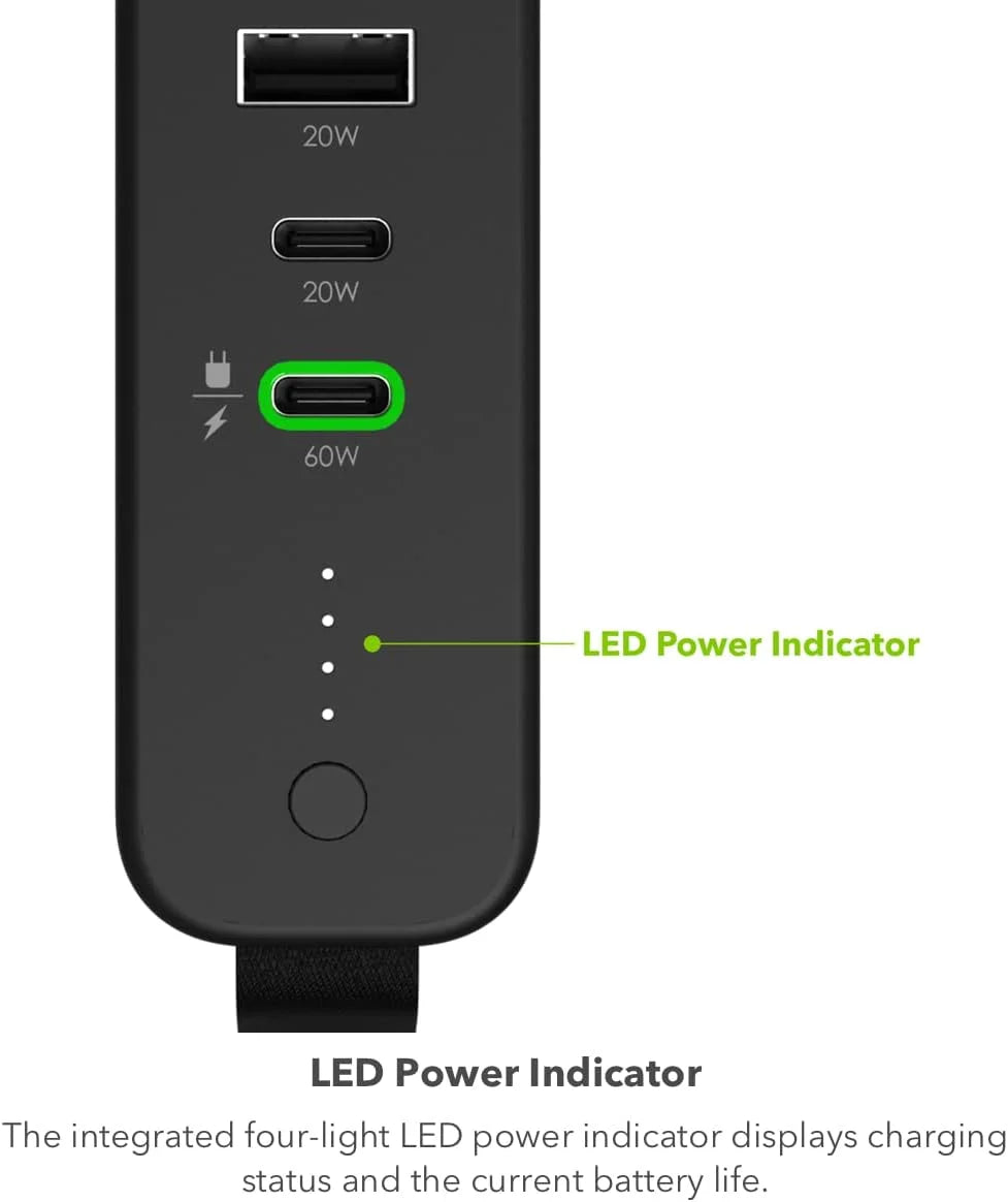 27,000 mAh External Battery with 100W AC & 60W USB-C Fast Charge V957073