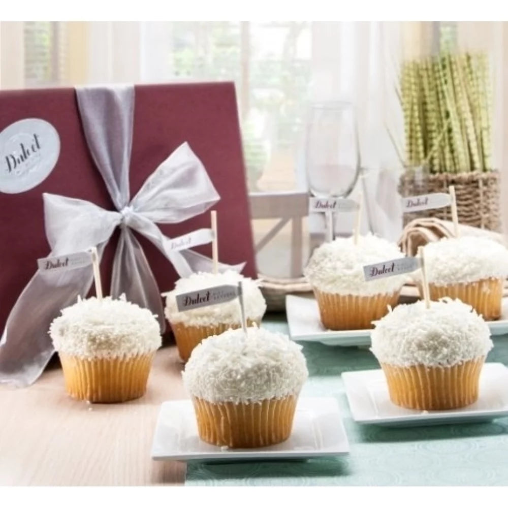 Coconut Flake Cupcake Gift Box G9845