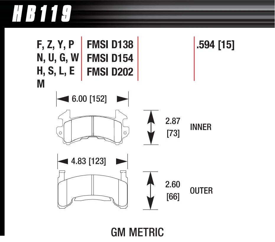 Front Brake Pads D548677