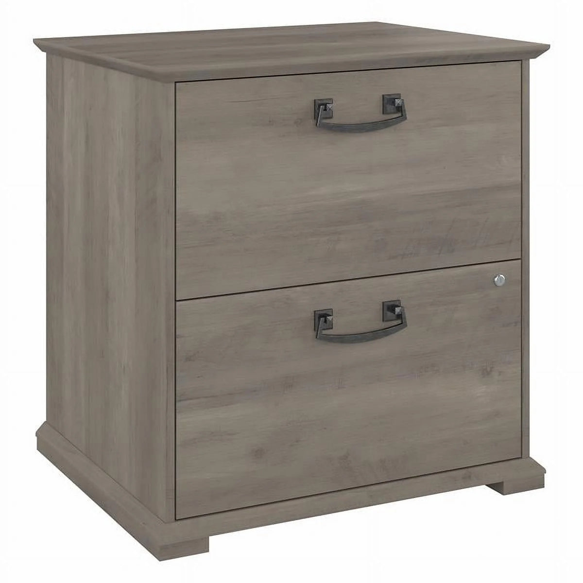 Driftwood Gray Engineered Wood Lateral File Cabinet Q26264