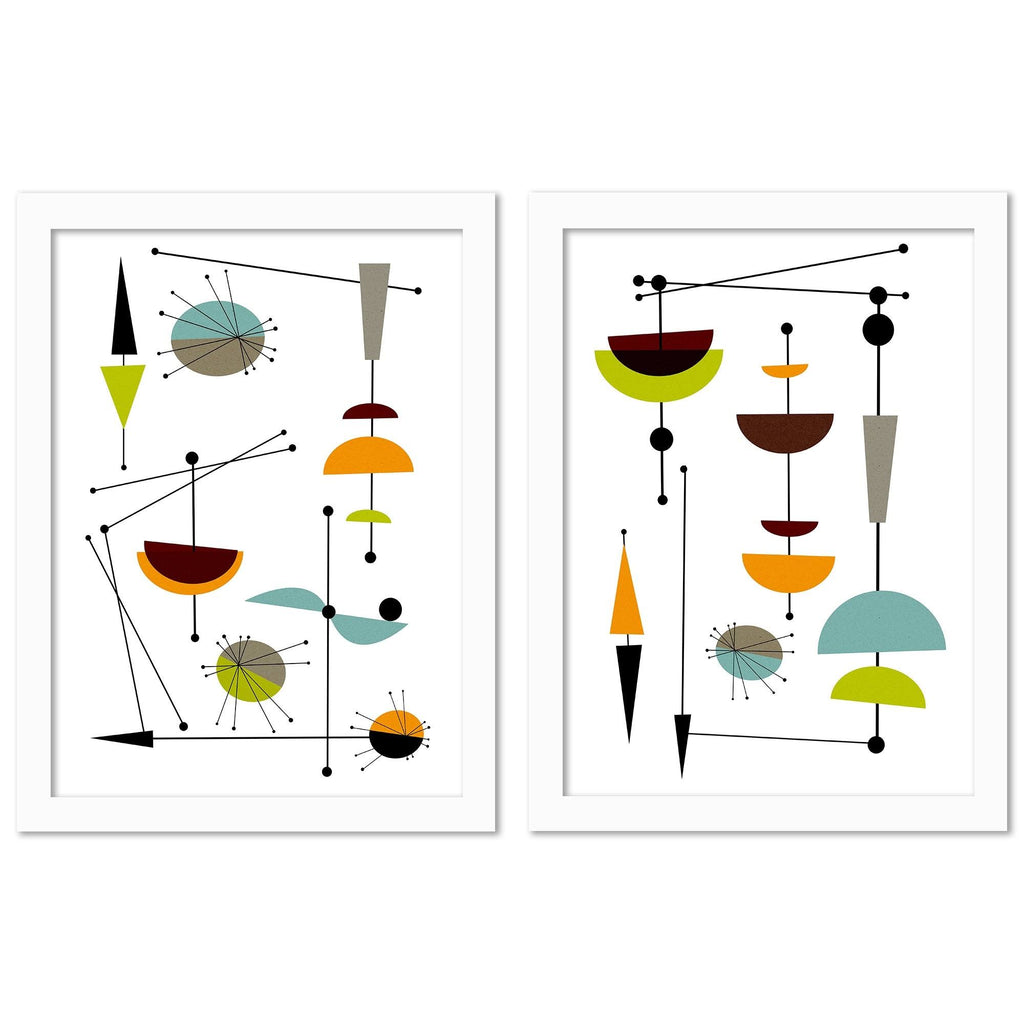 White Framed Print Set W8104