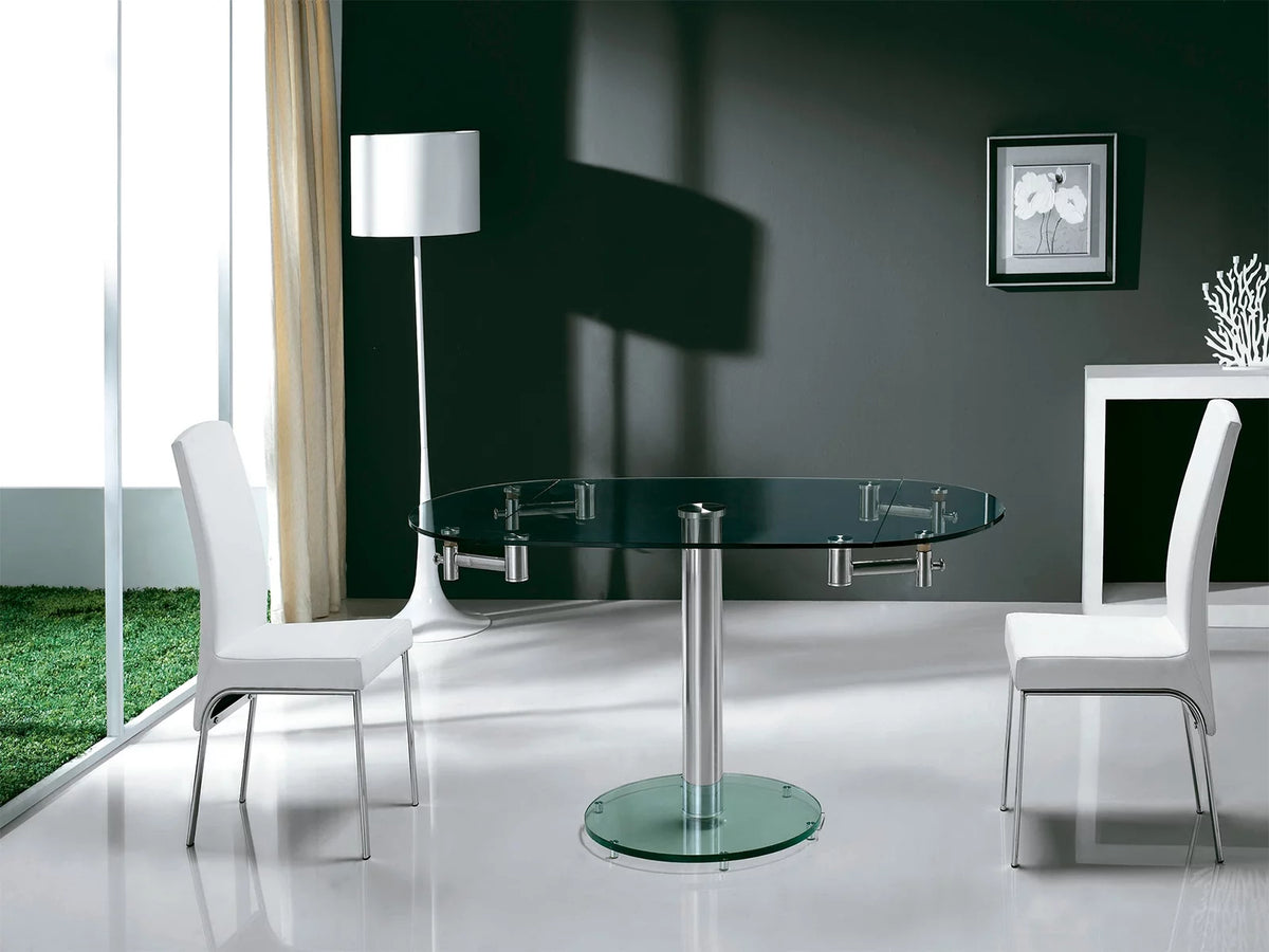 Extendable Stainless Steel Dining Table C65541