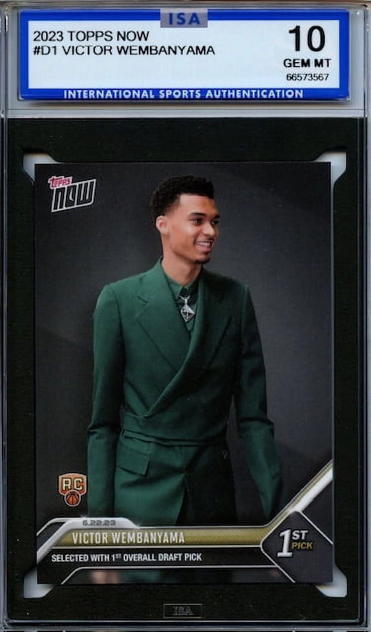 Victor Wembanyama Rookie Card Graded Cards M354