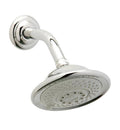 Wall Mount Round Showerhead with Shower Arm in Old English Brass Q628306