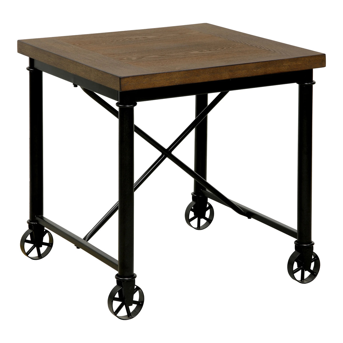 3-Piece Medium Oak Coffee Table Set B229