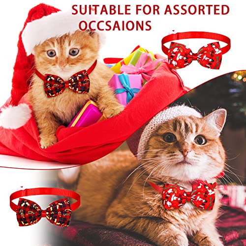 50 Pieces Dog Bow Tie Collar Set with Adjustable Collar G287632