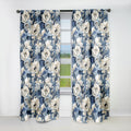 Floral Blackout Curtain Panels B664