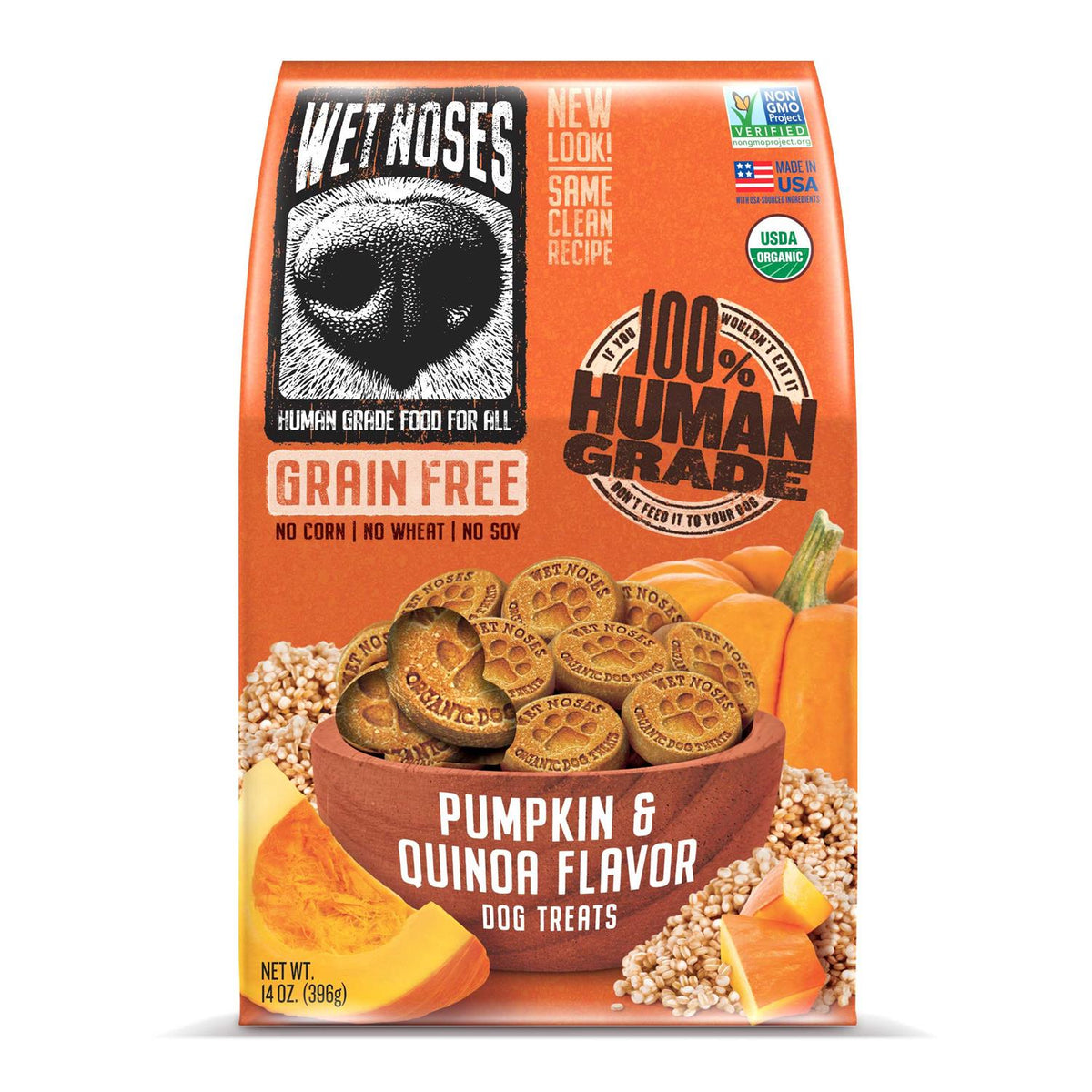 Grain Free Pumpkin Quinoa Dog Treats A22273