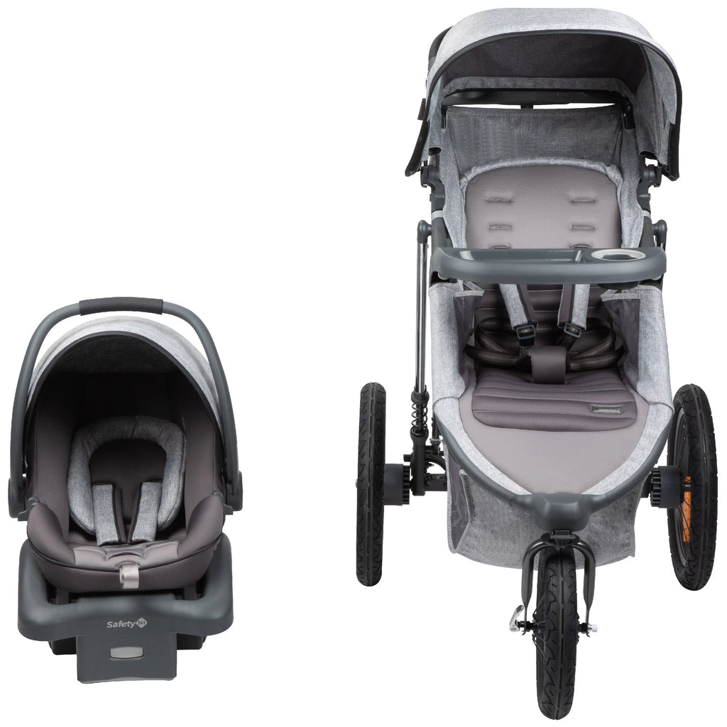 All in One Travel System Stroller with Rear-Facing Infant Car Seat L935