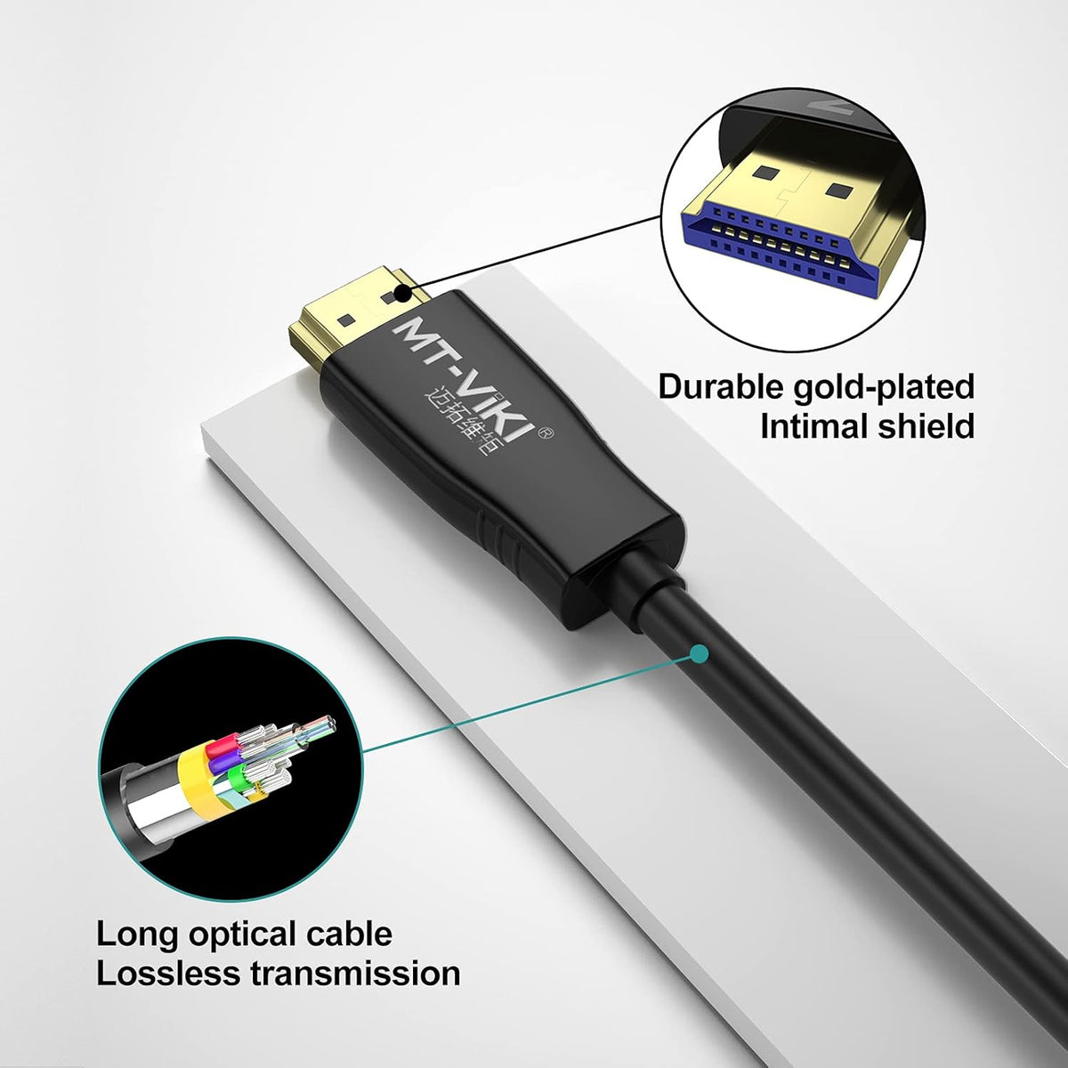 16ft 4K HDMI Fiber Optic Cable 2.0 60Hz HDR10 A651