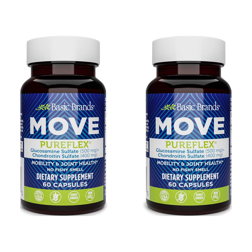 Glucosamine Sulfate, Chondroitin Sulfate, 60 Count (Pack of 2) M552227