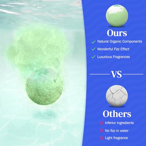 24 Pcs Bath Bombs Set with 6 Scents Q824448